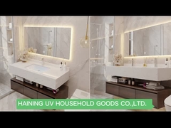 sistema de madera sólido de la vanidad de los gabinetes de la vanidad del cuarto de baño de los 80*25*50cm con el fregadero