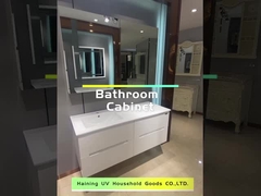 Gabinetes de cuarto de baño de lujo del PVC de SONSILL vanidad del cuarto de baño de 47 pulgadas